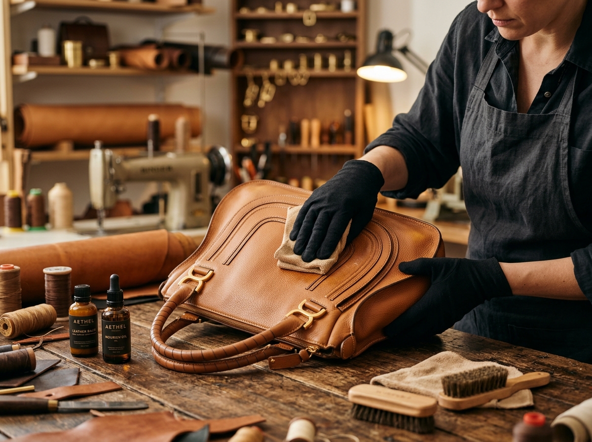Designer Handbags & Leather Care